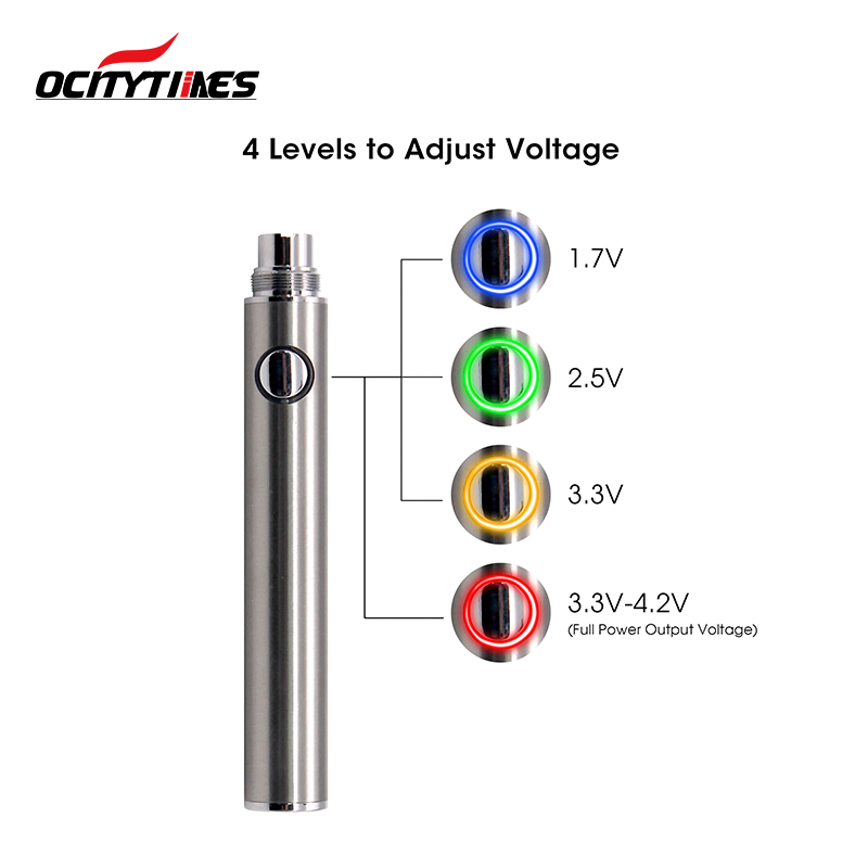高品質の 650 mAh デュアル充電 Vape バッテリー